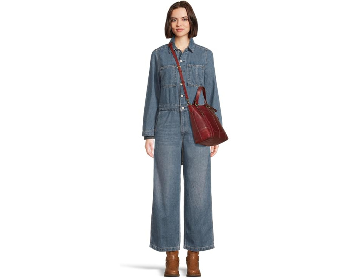 Сумка-кроссбоди Frye Melissa Medium из состаренной кожи со съемным ремнем