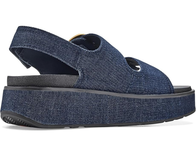 Сандалии FitFlop Gen FF Max Buckle с задним ремешком из денима