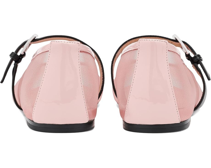 Балетки Stuart Weitzman Sai Bareitall Maryjane с круглым носком и регулируемой пряжкой