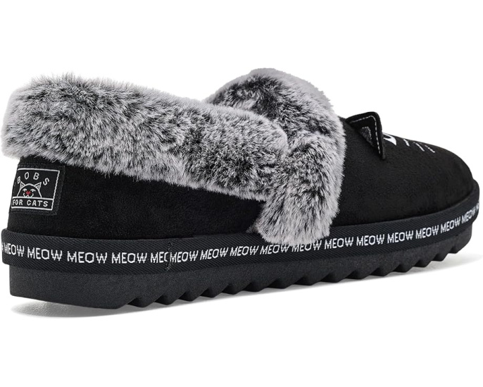 BOBS from SKECHERS тапочки Cozy Kiss с мордочкой кота