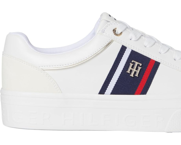 Кроссовки Tommy Hilfiger Badria белые с низким верхом