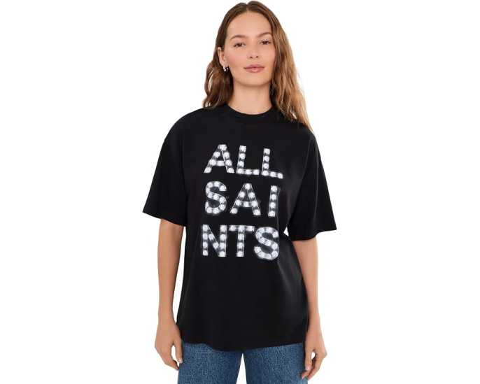 Футболка AllSaints Neon Etta с принтом