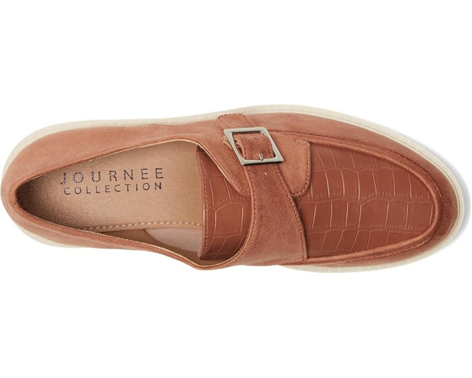 Туфли Azula с пряжкой и миндалевидным носком от Journee Collection