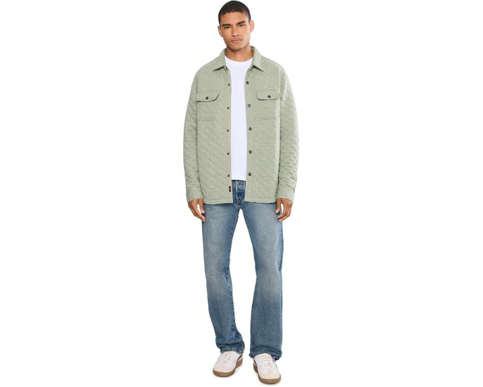 Флисовая рубашка Faherty Epic Quilted Fleece CPO