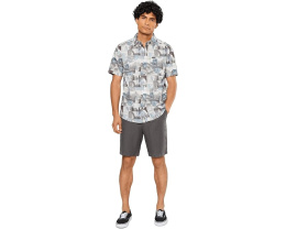Рубашка RVCA Kauai с принтом Block Print Collage
