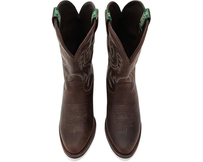 Ковбойские сапоги Tecovas The Buck из кожи с каблуком