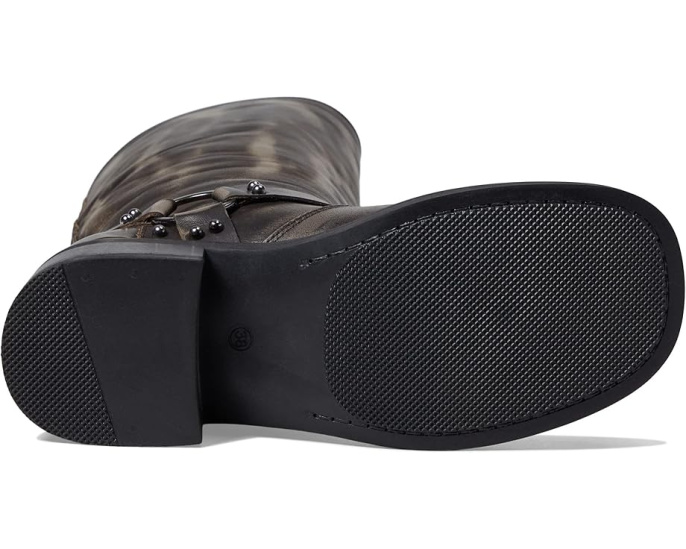 Кожаные ботинки Steve Madden Rocky с широким голенищем и пряжками
