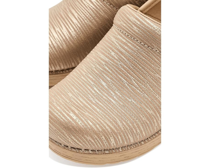 Клоги Dansko Professional из кожи Gold с пенной подошвой