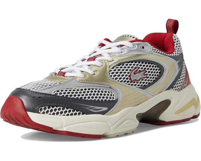 Кроссовки Lacoste Storm 96 2k с гелевой амортизацией и сетчатым верхом