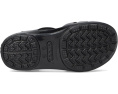 Детские сандалии Crocs Isabella Sandal с блестками черно серебристые