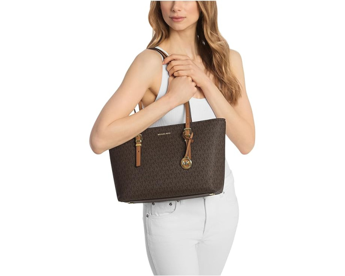 Сумка Quinn Medium Tote от MICHAEL Michael Kors коричневая