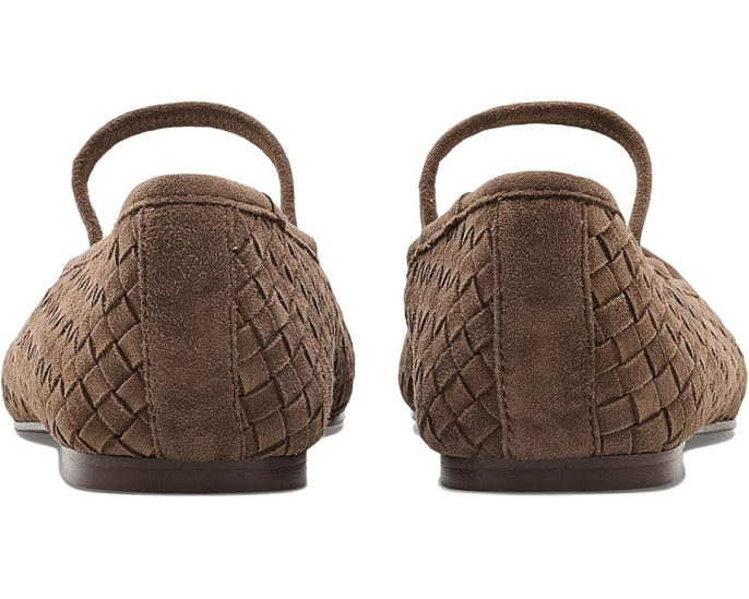 Туфли Madewell Greta Elastic Mary Jane из тисненой замши