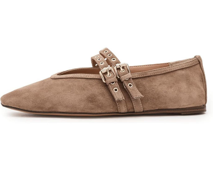Балетки Steve Madden Lydia на ремешке с пряжкой из замши