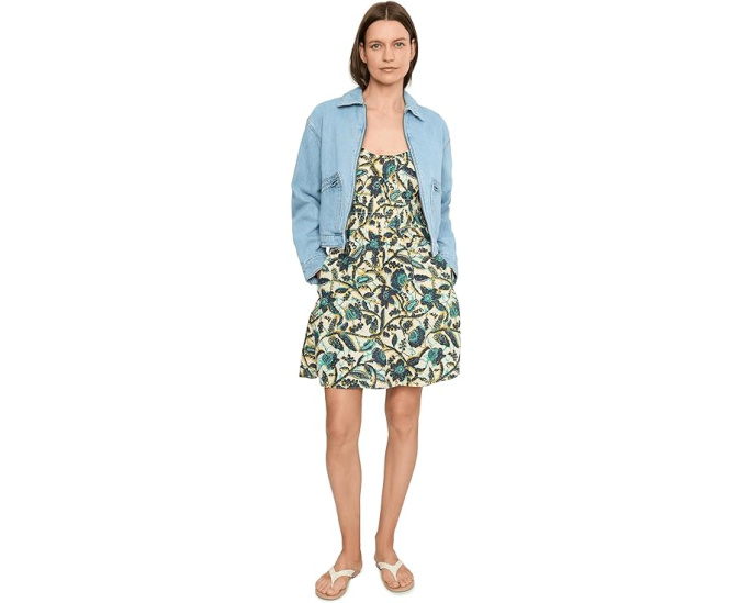 Платье мини Faherty Montecito Linen из льна