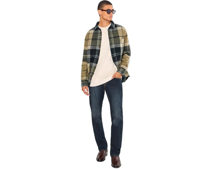 Рубашка овершот Barbour Woodlane в клетку с начесом