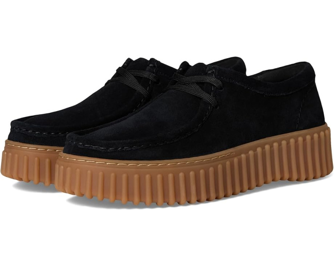 Туфли Clarks Torhill Bee из замши с кожаной стелькой