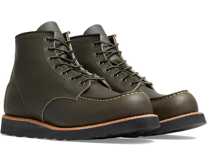 Ботинки Red Wing Heritage 6 Moc Toe из водоотталкивающей кожи с креповой подошвой