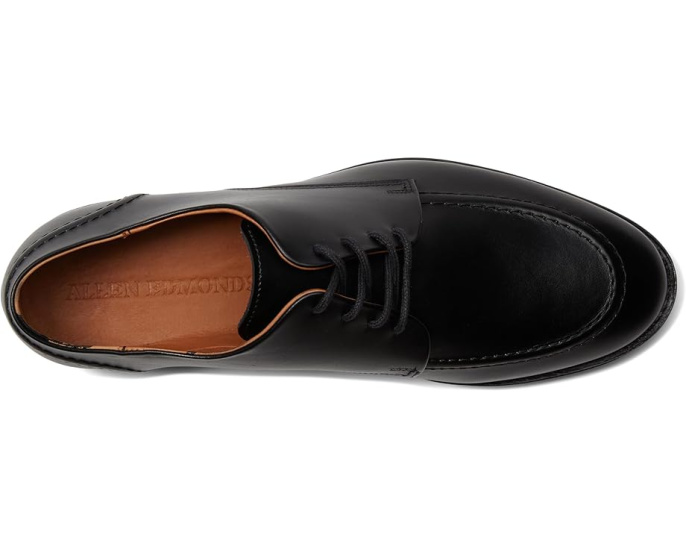 Мокасины Raymond Apron-toe Derby от Allen Edmonds из полированной телячьей кожи