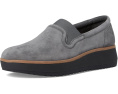 Clarks Zylah Sky балетки на платформе с текстильным верхом