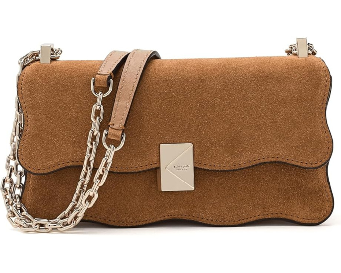 Декоративная сумка через плечо Deco Wavy Suede Mini от Kate Spade New York