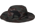 Шляпа Quiksilver Bushmaster из хлопка с регулируемым подбородочным ремнем