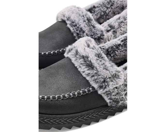 BOBS Cozy Kiss Scuff с меховым воротником и стелькой Memory Foam