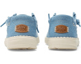 Слипоны Hey Dude Wendy Frayed Canvas с эффектом потертости