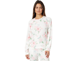 Толстовка Garden Hearts Floral от P.J. Salvage с цветочным принтом бежевого цвета