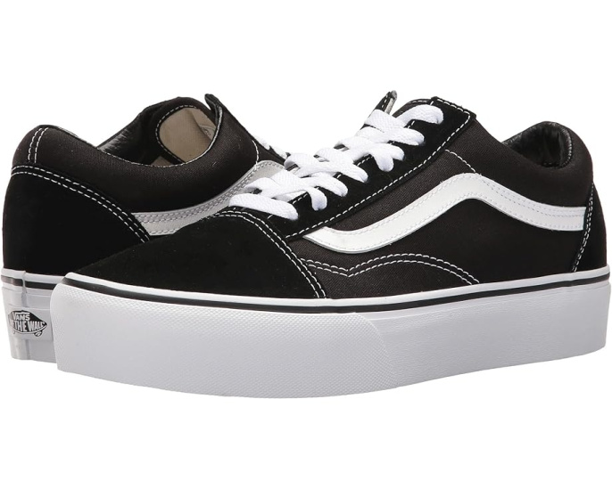 Кроссовки Vans Old Skool Platform с увеличенной подошвой и замшевым верхом