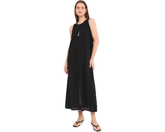 Платье макси Woven Plisse Maxi Dress от Eileen Fisher с текстурой плиссе