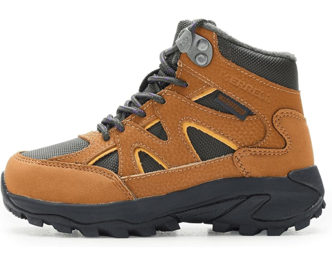 Merrell Kids Moab Speed 2 Peak Waterproof треккинговые ботинки с поддержкой щиколотки