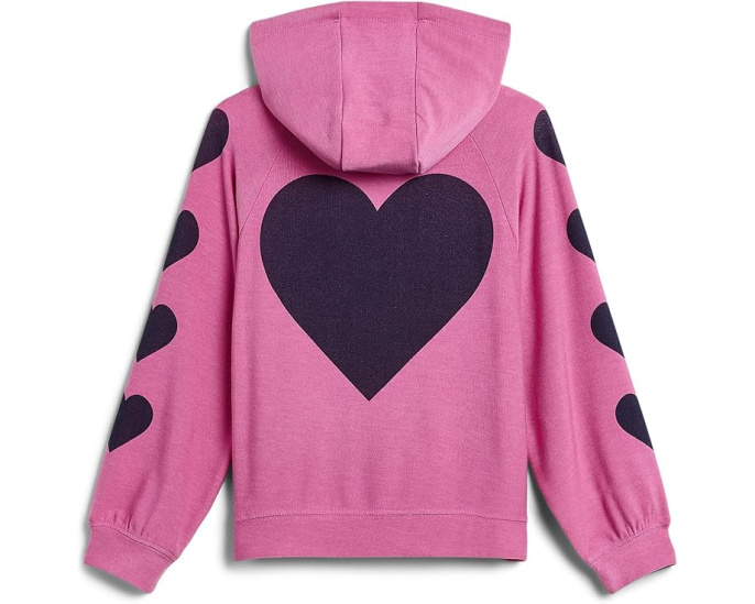 Big Heart Graphic Zip-Up Hoodie (Little Kid/Big Kid)
