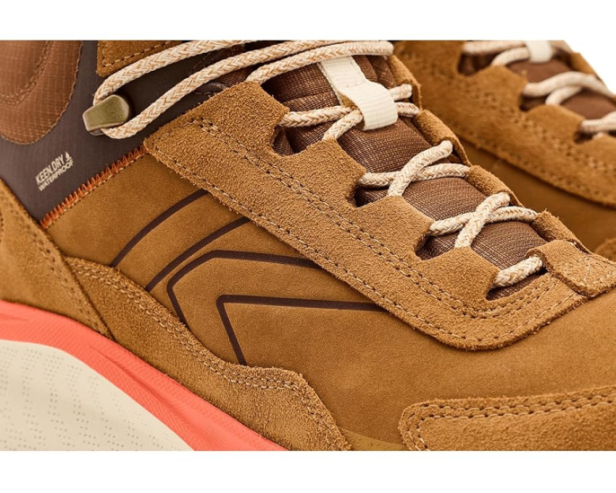Водонепроницаемые кожаные треккинговые ботинки KEEN Leiki с мембраной KEEN.DRY