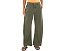 Free People брюки чинос Spotlight Washed Barrel из коричневого хлопка