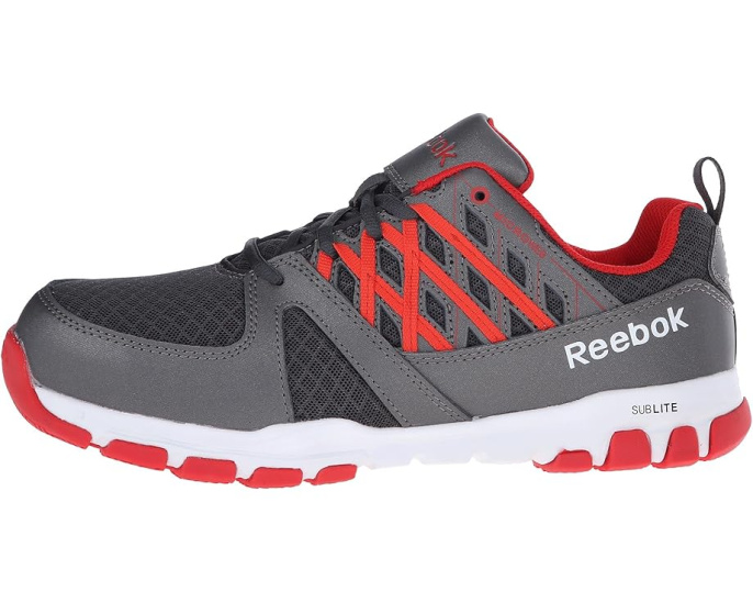 Reebok Work Sublite Work с противоскользящей подошвой и стальным носком