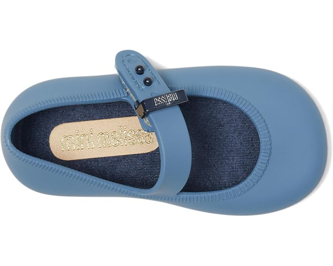 Мягкие балетки Soft Ballerina с пеной для комфорта и липучкой Mini Melissa