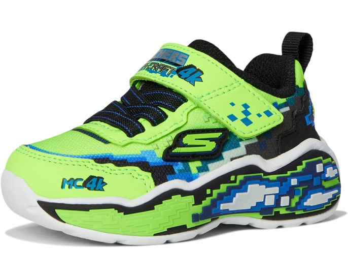 Детские кроссовки SKECHERS KIDS Mega Scene с пиксельным дизайном