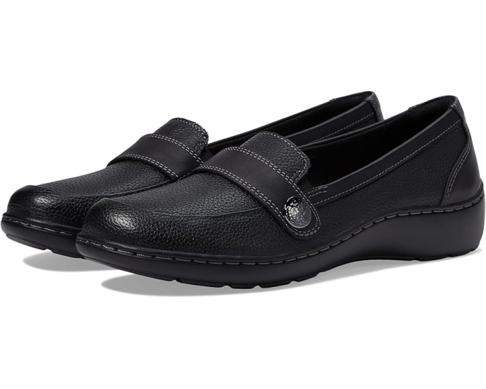 Слипоны Clarks Cora Daisy с декоративным ремешком и стелькой OrthoLite