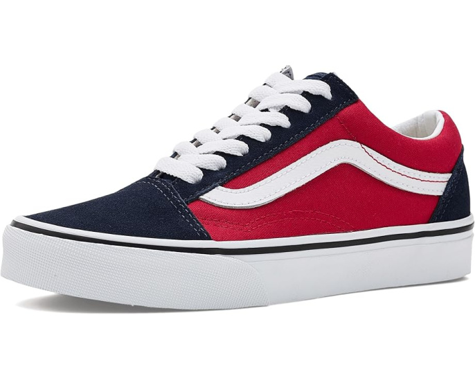 Кроссовки Vans Old Skool для детей с контрастной полосой