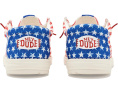 Кроссовки Hey Dude Wally Americana с хлопковым верхом и эластичными шнурками