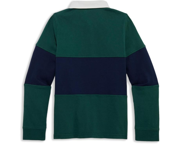Vineyard Vines Kids поло Pieced Rugby с длинным рукавом из хлопка