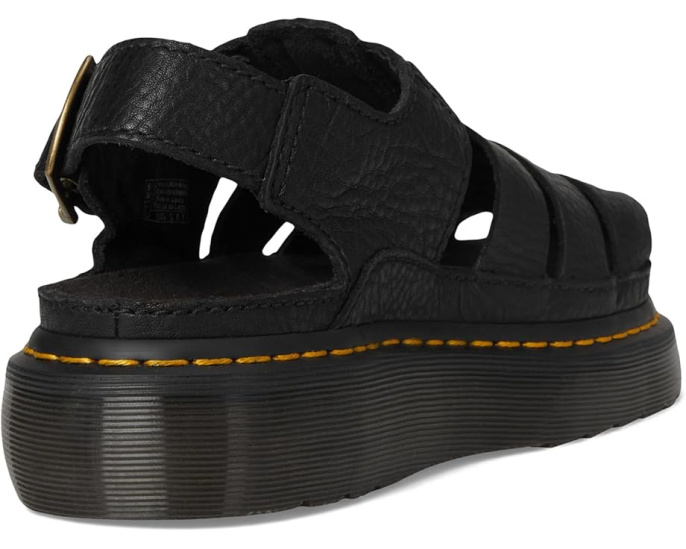 Сандалии Dr. Martens Wrenlie на платформе Quad Shore с пряжкой