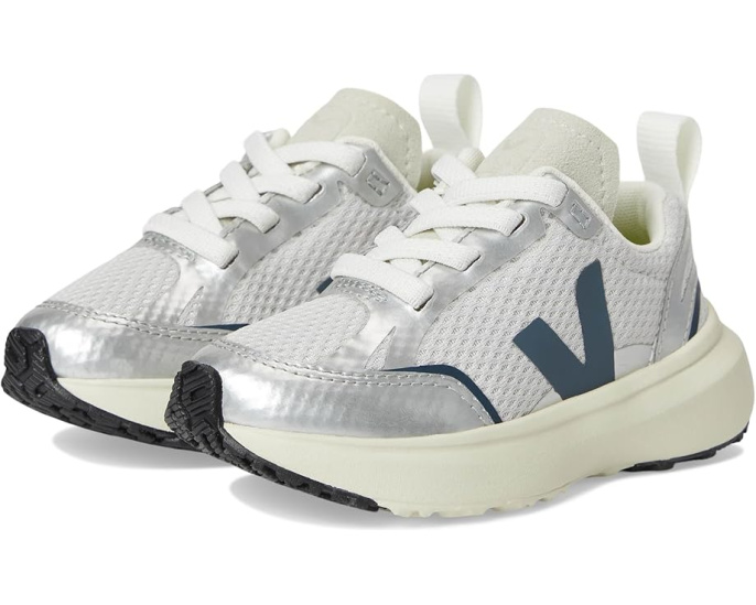 Детские кроссовки VEJA Small Canary Light Alveomesh с сетчатым верхом