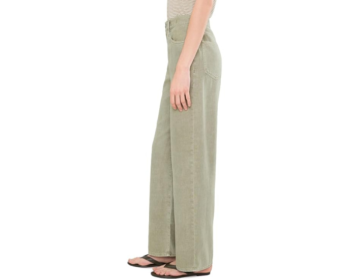 Широкие брюки Madewell PV Wide в оливковом цвете