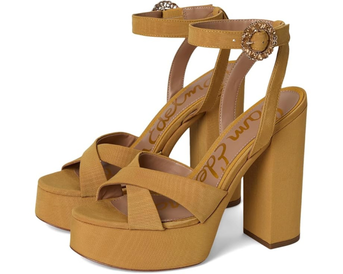 Сандалии Savannahglow с ремешками и блочным каблуком Sam Edelman