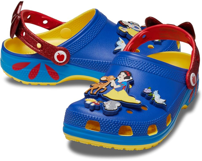Кроксы Crocs Snow White Classic Clog с ремешком