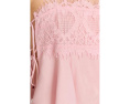 Шелковый ками Free People Sweet Love с завязками и кружевом