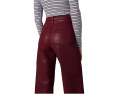 Joe's Jeans The Mia Wide Leg Ankle Coated джинсы с покрытием и длиной до щиколотки