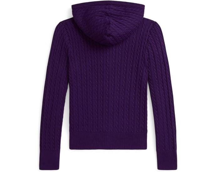 Худи на молнии Mini-Cable Cotton от Polo Ralph Lauren для детей