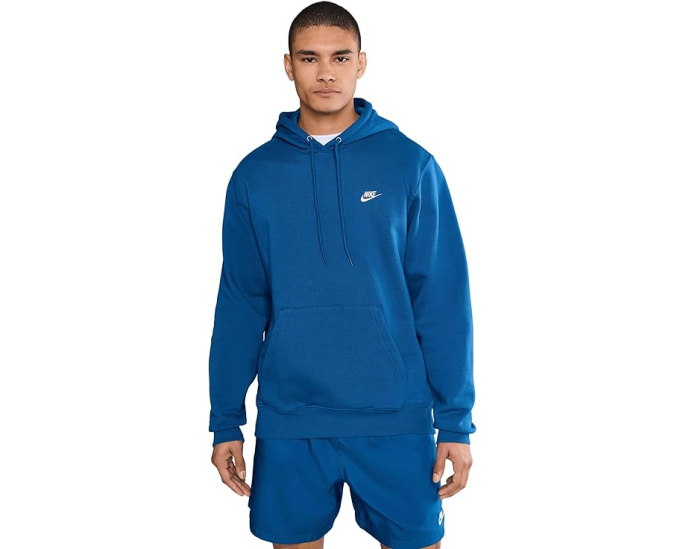 Толстовка Nike Club Basketball Pullover Hoodie с начесом и карманом кенгуру